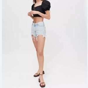 BDG Highrise Girlfriend Denim Shorts